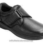 negro Orthofeet R48066175 hombres Broadway zapatos casuales