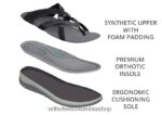 negro Orthofeet R4806630 mujer clio sandalias - Image 5