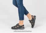 negro Orthofeet R4806637 mujer correa de talón verona sandalias - Image 2