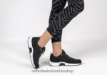 negro Orthofeet R4806649 mujer punto coralino elástico zapatillas - Image 2