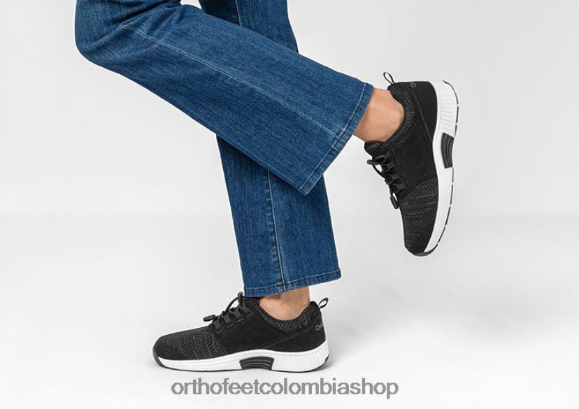 negro Orthofeet R4806655 mujer francis sin corbata zapatillas - Image 2