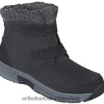 negro Orthofeet R4806681 mujer florencia impermeable botas