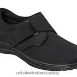 negro Orthofeet R4806693 mujer estiramiento wichita zapatos casuales