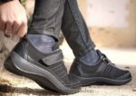 negro Orthofeet R4806695 mujer tejido elástico brisa zapatos casuales - Image 2