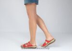 rojo Orthofeet R4806623 mujer Sáhara sandalias - Image 2