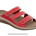 rojo Orthofeet R4806623 mujer Sáhara sandalias