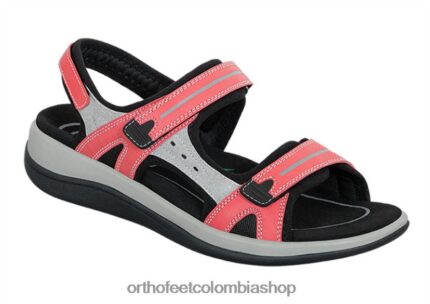 rojo Orthofeet R480662 mujer Venecia sandalias