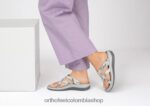 serpiente blanca Orthofeet R4806628 mujer clio sandalias - Image 2