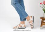 serpiente blanca Orthofeet R480668 mujer amalfi sandalias - Image 2