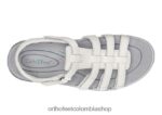 serpiente blanca Orthofeet R480668 mujer amalfi sandalias - Image 3