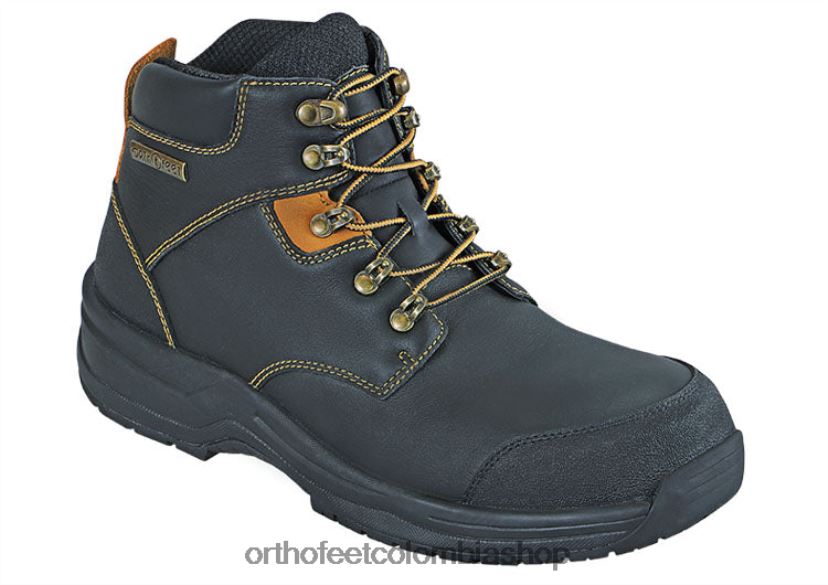 negro Orthofeet R48066158 hombres botas de trabajo de granito botas de trabajo