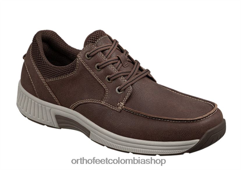 marrón Orthofeet R48066166 hombres León zapatos casuales
