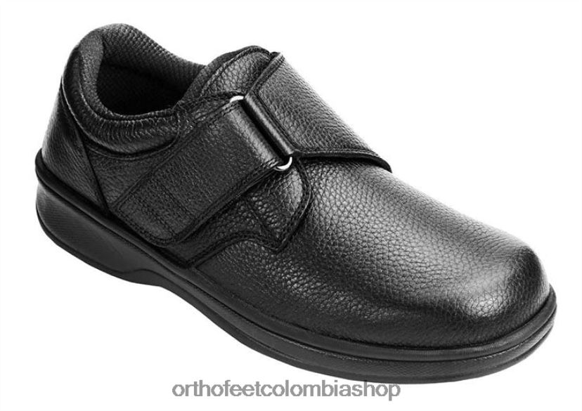 negro Orthofeet R48066175 hombres Broadway zapatos casuales