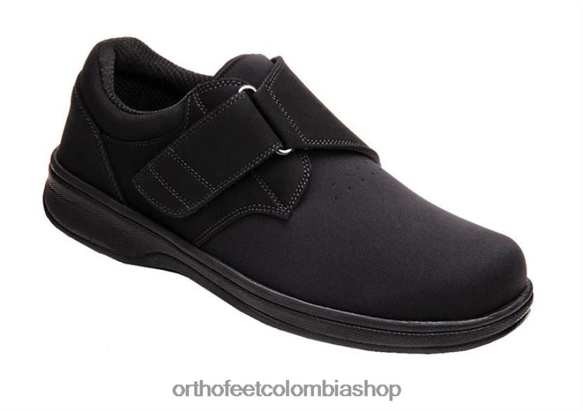 negro Orthofeet R48066176 hombres tramo bismarck zapatos casuales
