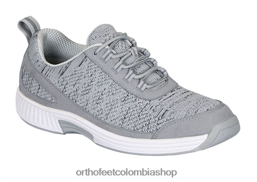 gris Orthofeet R48066131 hombres punto elástico de lava zapatillas