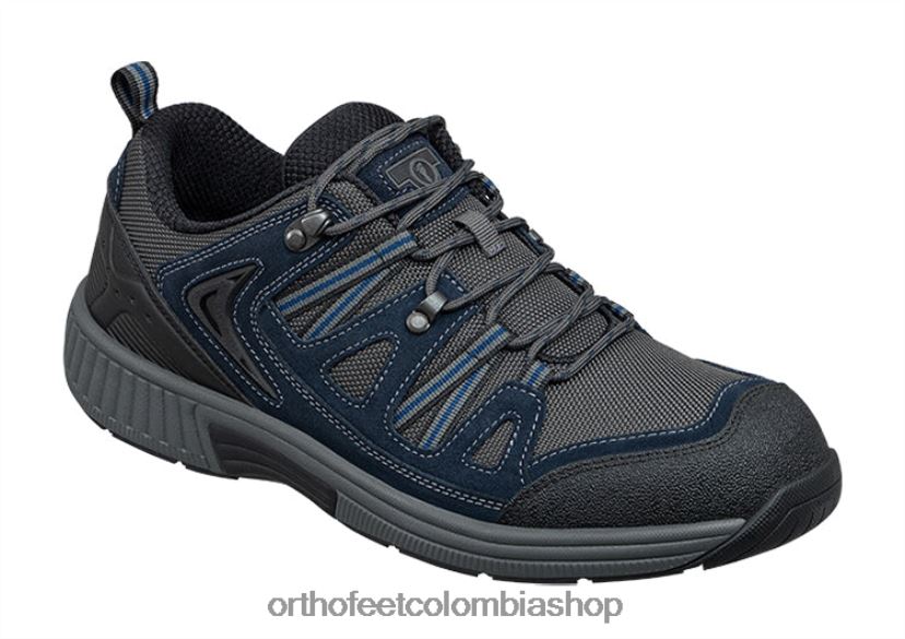 gris/azul Orthofeet R48066146 hombres Sorrento zapatillas