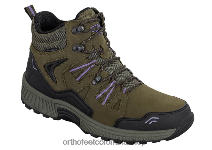 aceituna Orthofeet R4806674 mujer dakota zapatos de senderismo