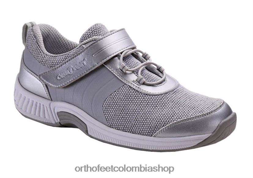 gris Orthofeet R4806691 mujer punto elástico joelle zapatos casuales
