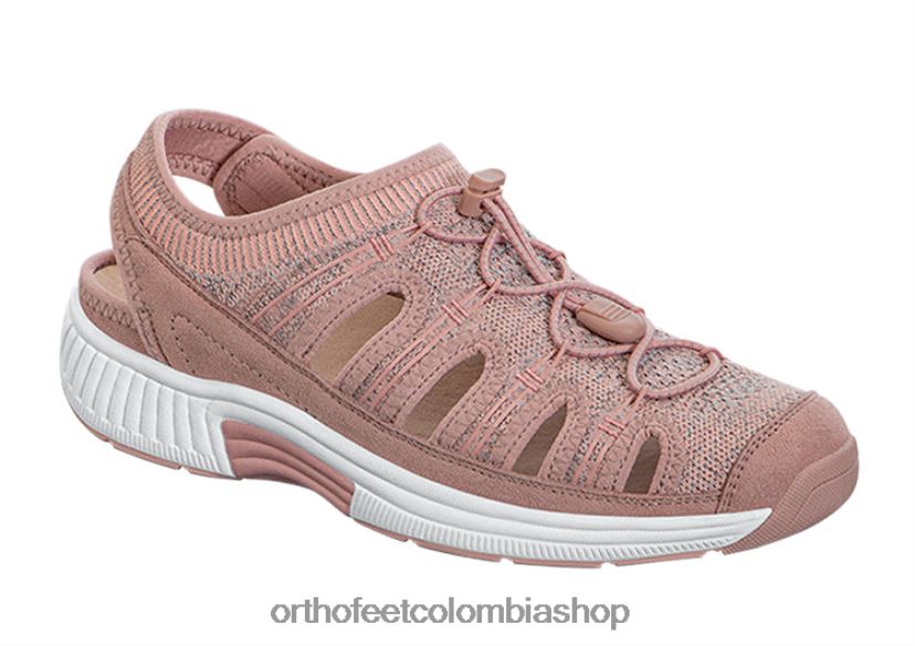 durazno Orthofeet R4806640 mujer punto elástico laguna sandalias
