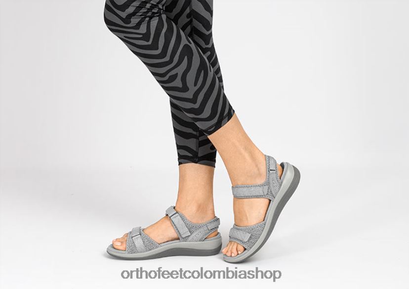 gris Orthofeet R4806620 mujer calipso sandalias