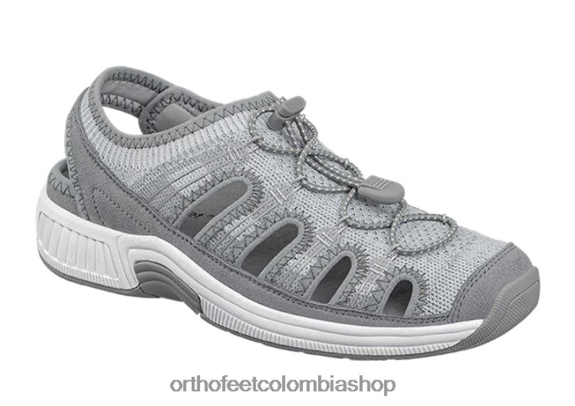 gris Orthofeet R4806639 mujer punto elástico laguna sandalias