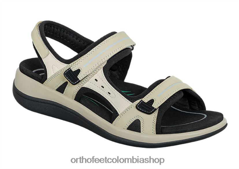 hueso Orthofeet R480664 mujer Venecia sandalias