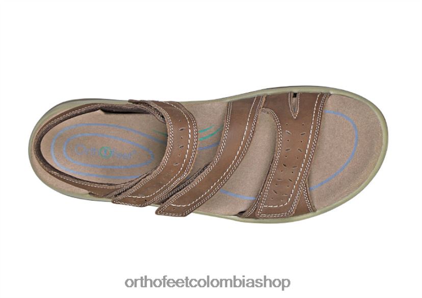 marrón Orthofeet R4806614 mujer correa bidireccional naxos sandalias