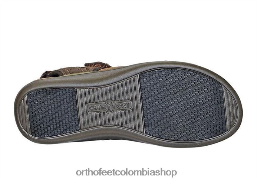 marrón Orthofeet R4806614 mujer correa bidireccional naxos sandalias