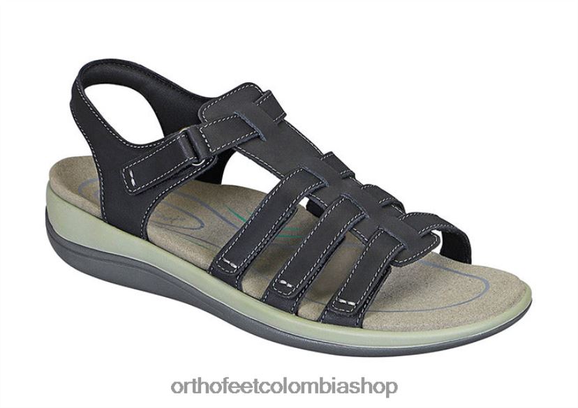 negro Orthofeet R4806610 mujer amalfi sandalias