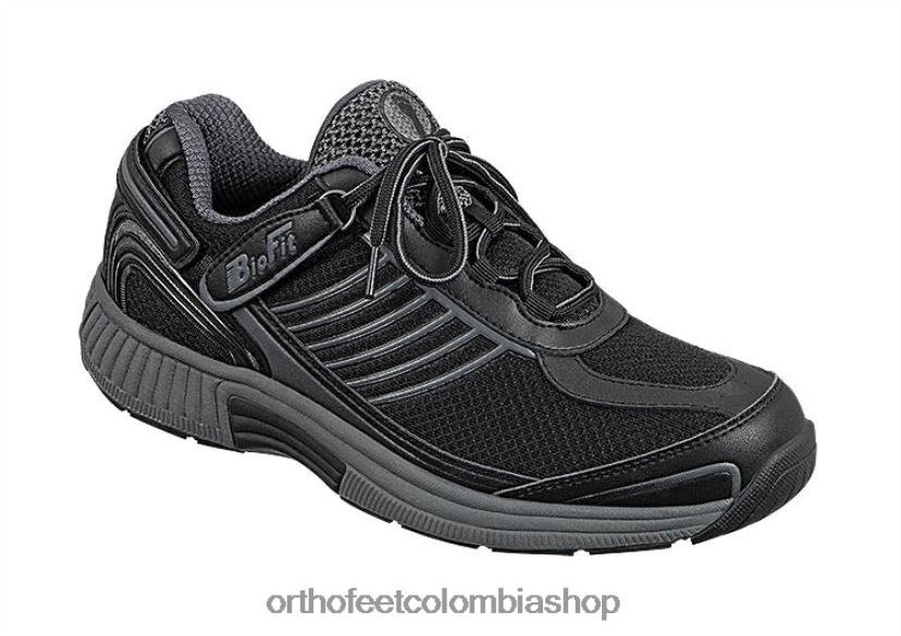 negro Orthofeet R4806662 mujer brío sin corbata zapatillas