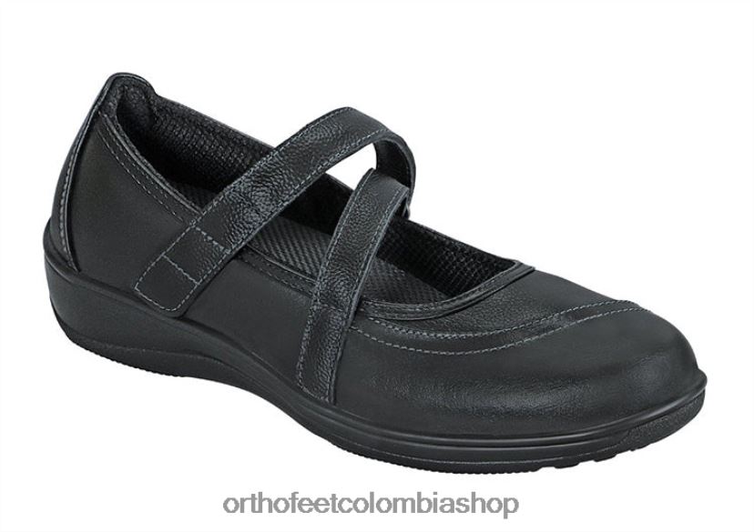 negro Orthofeet R48066113 mujer celina zapatos merceditas